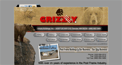 Desktop Screenshot of grizzlybuildings.com